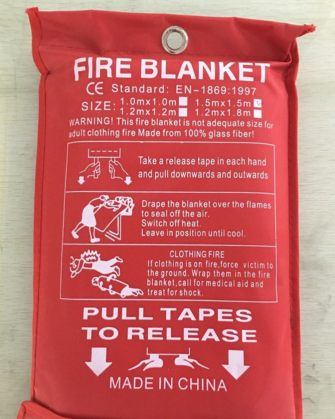 Fire Extinguisher Blanket | Fiberglass | Fire Flame Retardant