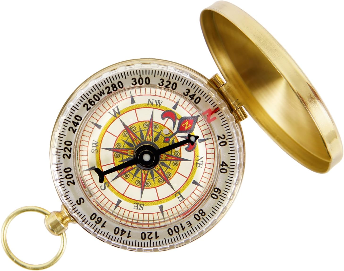 Portable Pocket Flip-Open Compass