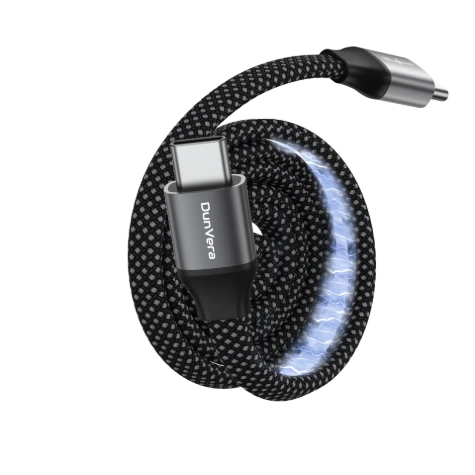 DunVera HyperBolt 40G  Flat Magnetic USB4 Cable
