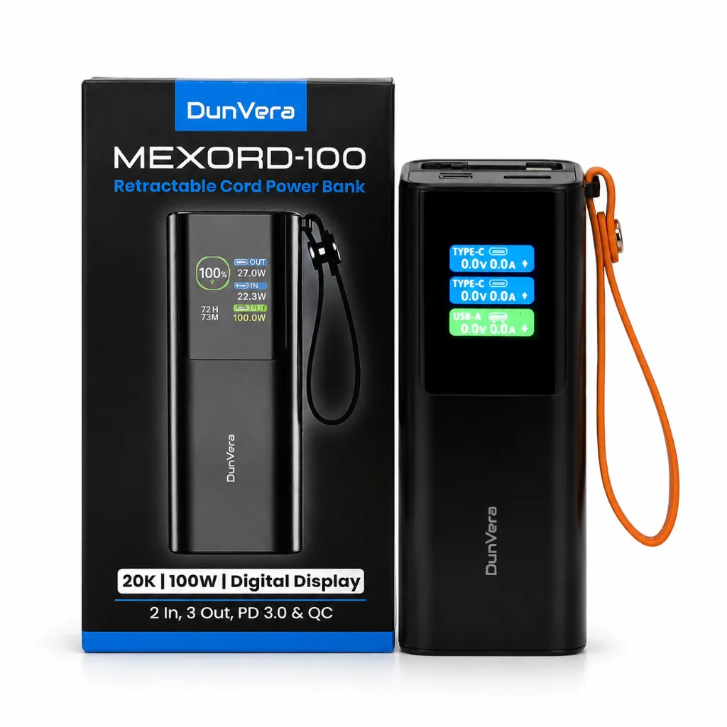 Dunvera Mexor 100W Power Bank with box.webp