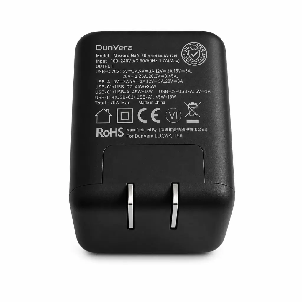 DunVera Mexor 70w Charger bottom view.webp